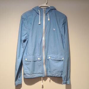 JACK WILLS - Light Blue Hooded Zip-Up Utility Jacket